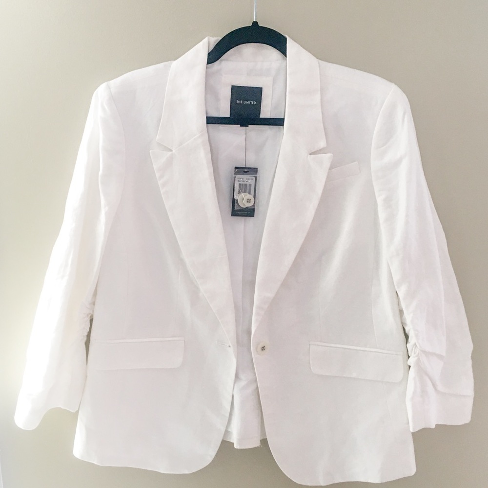 The Limited brand white blazer size XL NWT